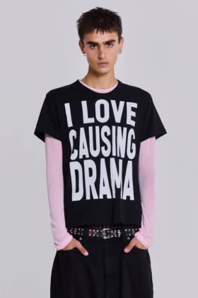Camiseta de manga larga «Pink Mist»