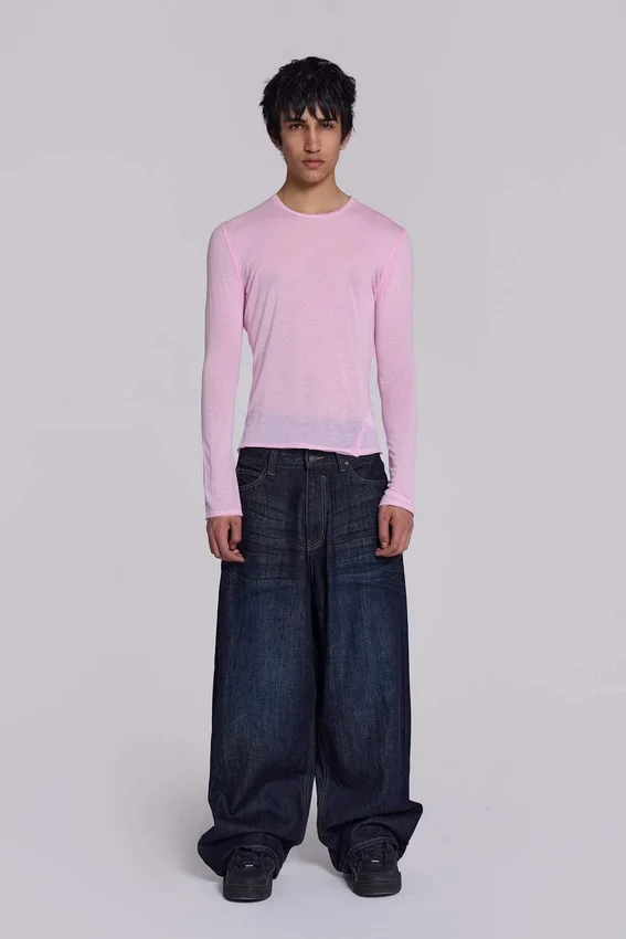 Camiseta de manga larga «Pink Mist»