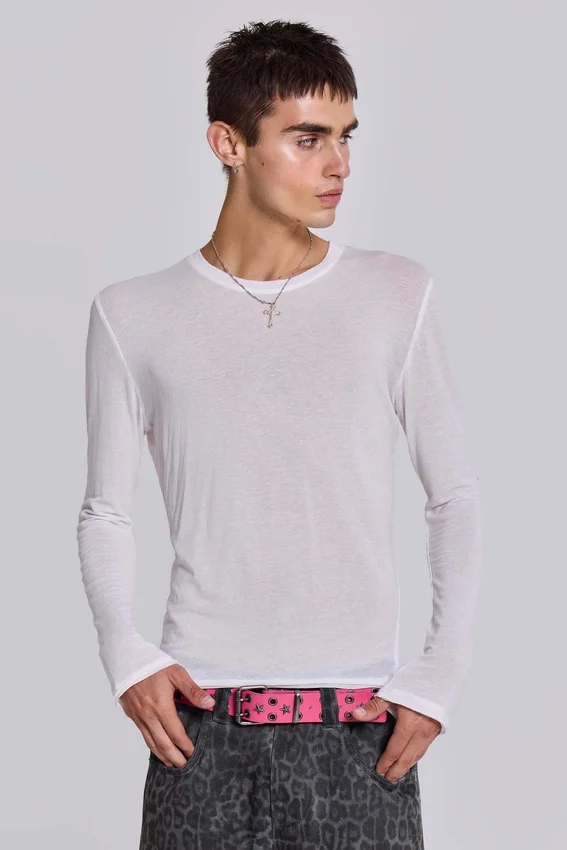 Camiseta de manga larga «White Mist»