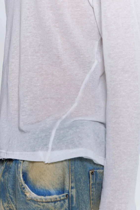 Camiseta de manga larga «White Mist»