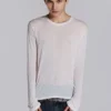 Camiseta de manga larga «White Mist»