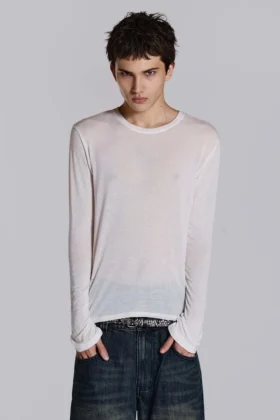 Camiseta de manga larga «White Mist»