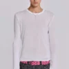 Camiseta de manga larga «White Mist»