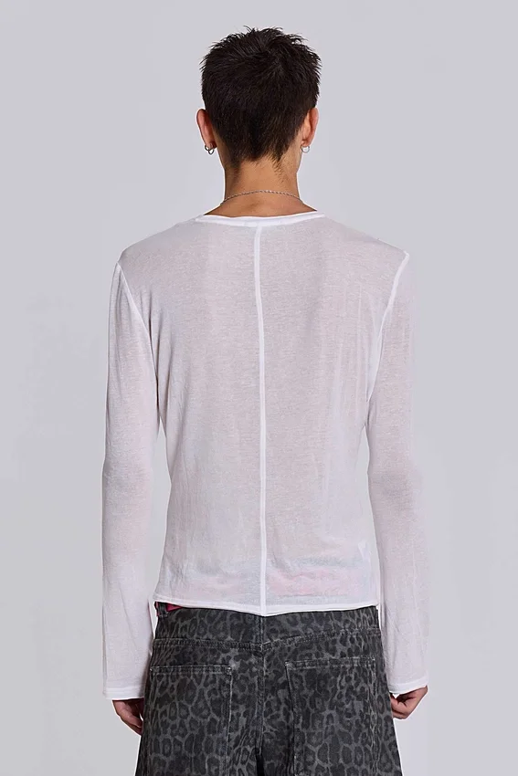 Camiseta de manga larga «White Mist»