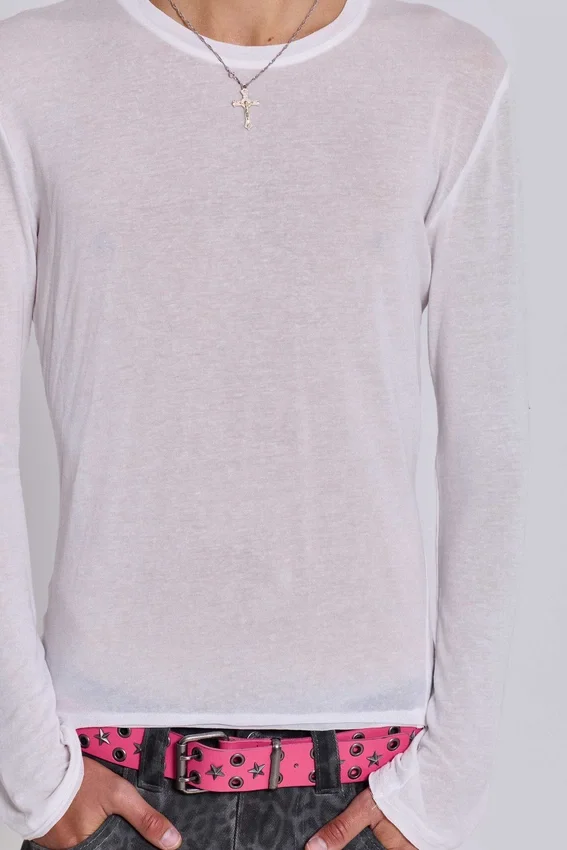 Camiseta de manga larga «White Mist»