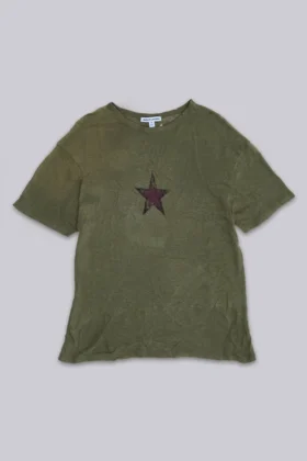 Camiseta «Green Star Sun Faded»