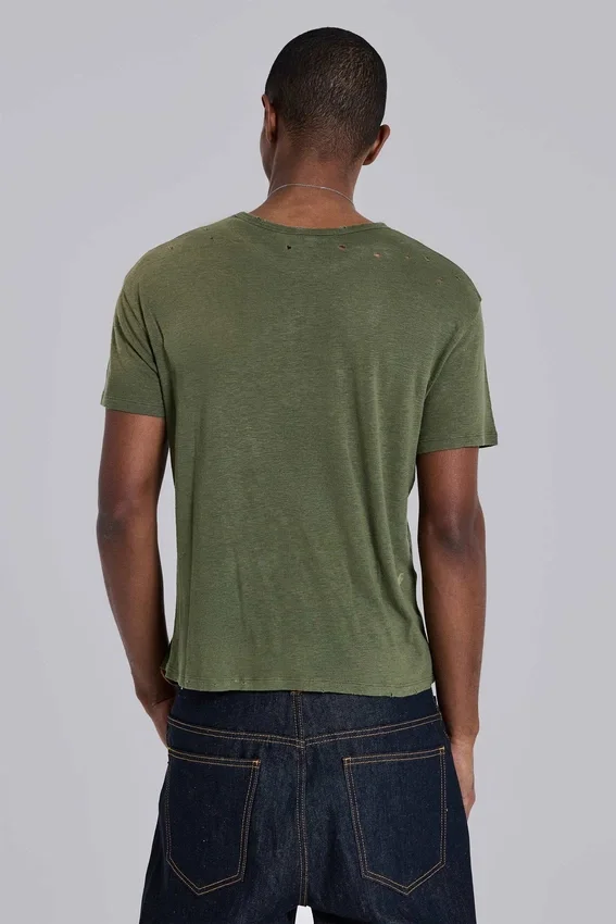 Camiseta «Green Star Sun Faded»