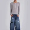 Camiseta Henley «Grey Marl Haze»