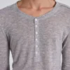 Camiseta Henley «Grey Marl Haze»