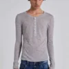 Camiseta Henley «Grey Marl Haze»