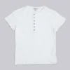 Camiseta Henley Haze en blanco roto