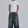 Camiseta Henley Haze en blanco roto