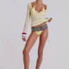 Camiseta Henley transparente en color Buttercup