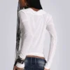 Camiseta Henley «White Haze»