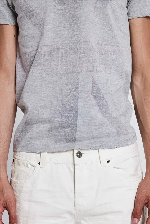 Camiseta Integrity gris jaspeada