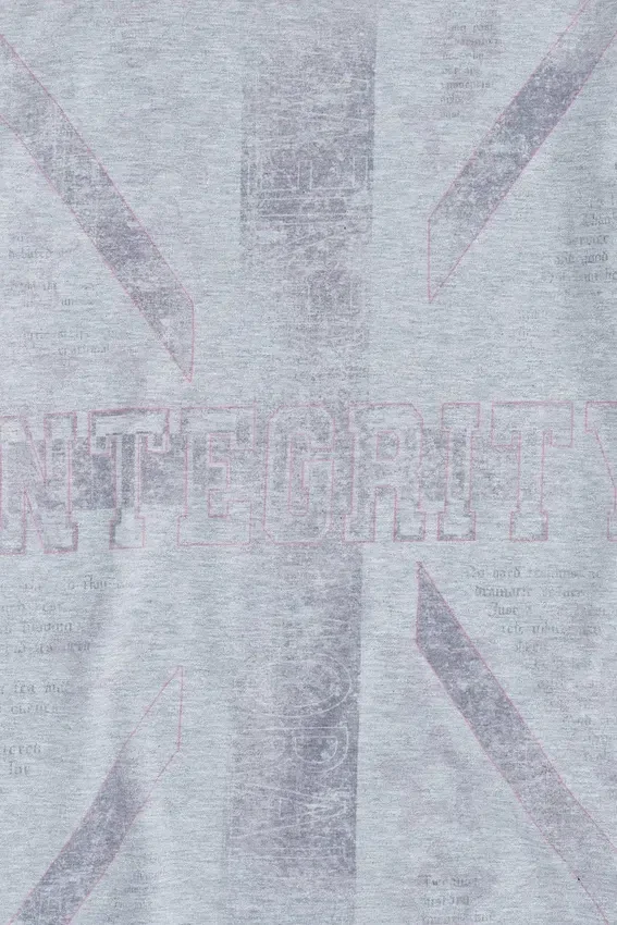 Camiseta Integrity gris jaspeada