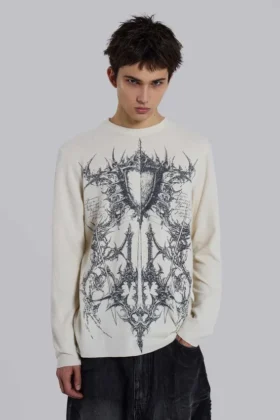 Camiseta Kasper Digi Waffle en color crudo