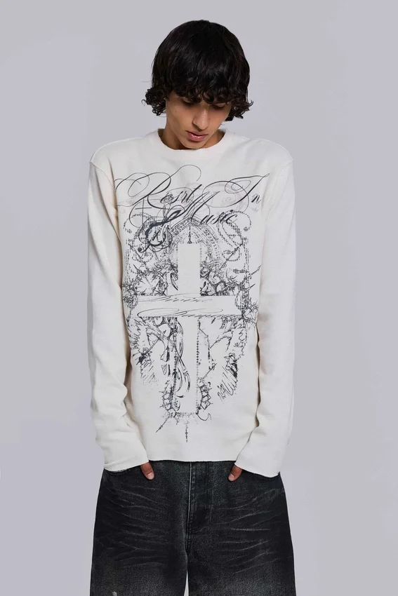 Camiseta Kasper Digi Waffle en color crudo