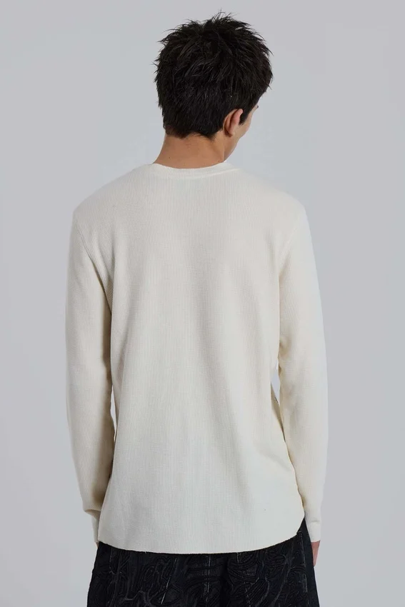 Camiseta Kasper Digi Waffle en color crudo