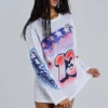 Camiseta oversize «Off-Side» de Airtex con efecto aerógrafo