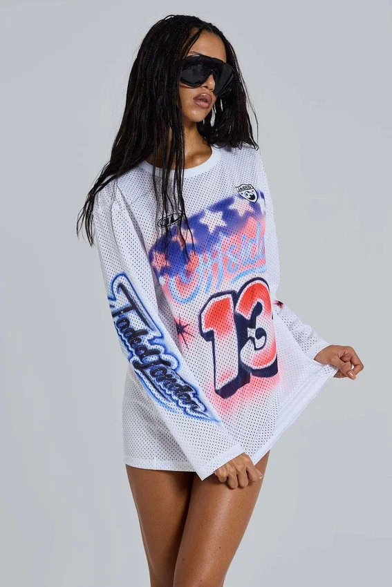 Camiseta oversize «Off-Side» de Airtex con efecto aerógrafo