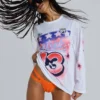 Camiseta oversize «Off-Side» de Airtex con efecto aerógrafo