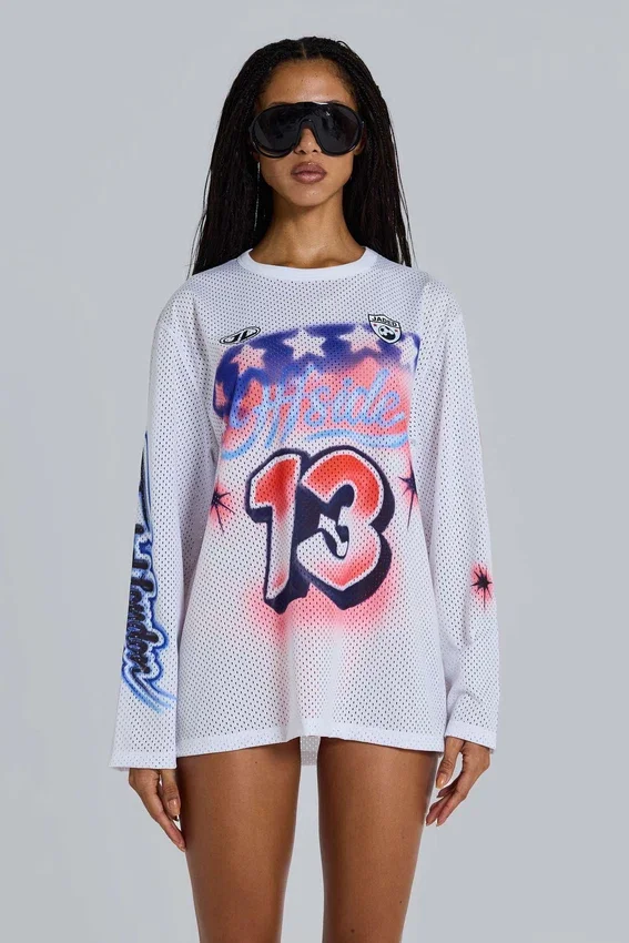 Camiseta oversize «Off-Side» de Airtex con efecto aerógrafo
