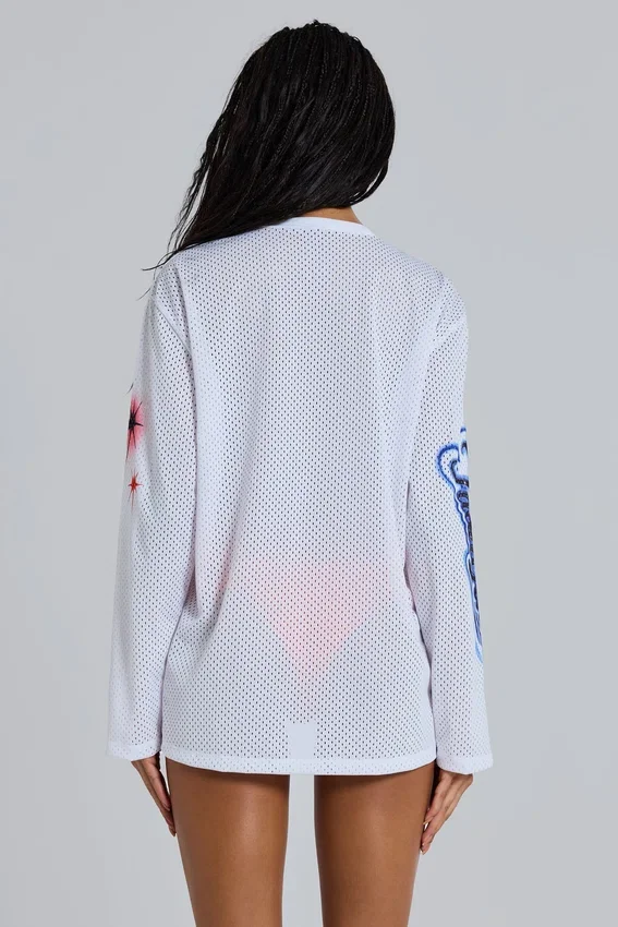 Camiseta oversize «Off-Side» de Airtex con efecto aerógrafo