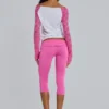 Camiseta raglán con estampado aerografiado de Wag