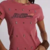 Camiseta «Rally» desgastada y decorada