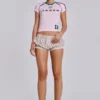 Camiseta rosa de fútbol para bebé n.º 13