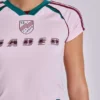 Camiseta rosa de fútbol para bebé n.º 13