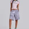 Camiseta rosa de fútbol para bebé n.º 13