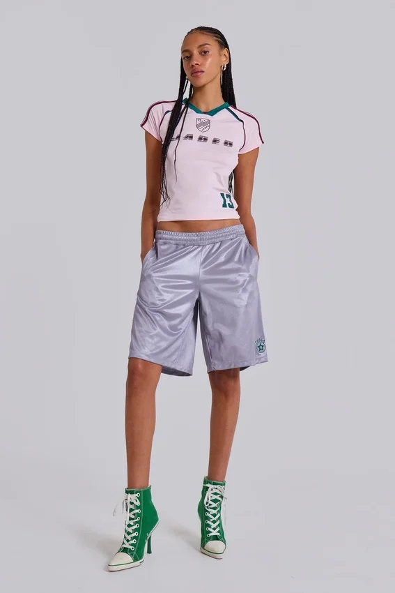 Camiseta rosa de fútbol para bebé n.º 13