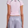 Camiseta rosa de fútbol para bebé n.º 13