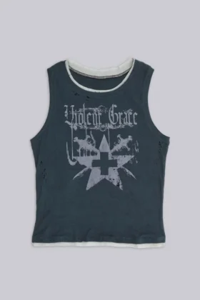Camiseta sin mangas acanalada de Violent Grace