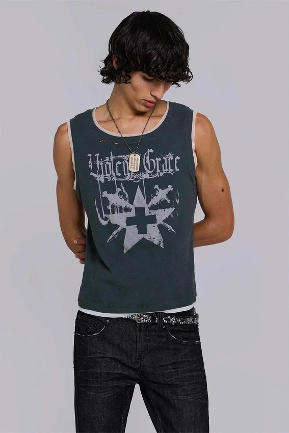 Camiseta sin mangas acanalada de Violent Grace