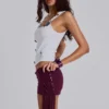 Camiseta sin mangas con botones Serolyn