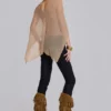 Capa de punto «Infinity» multiusos en color arena
