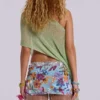 Falda «Flora» con adornos y múltiples formas de llevar