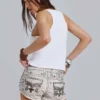 Minishorts con tachuelas «Dirty» de Rock Revival