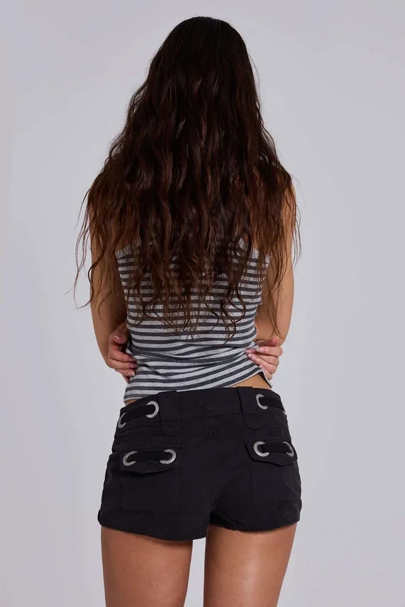 Chaleco «Eye Contact» con ojales y rayas