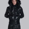Chaqueta acolchada Mercury negra