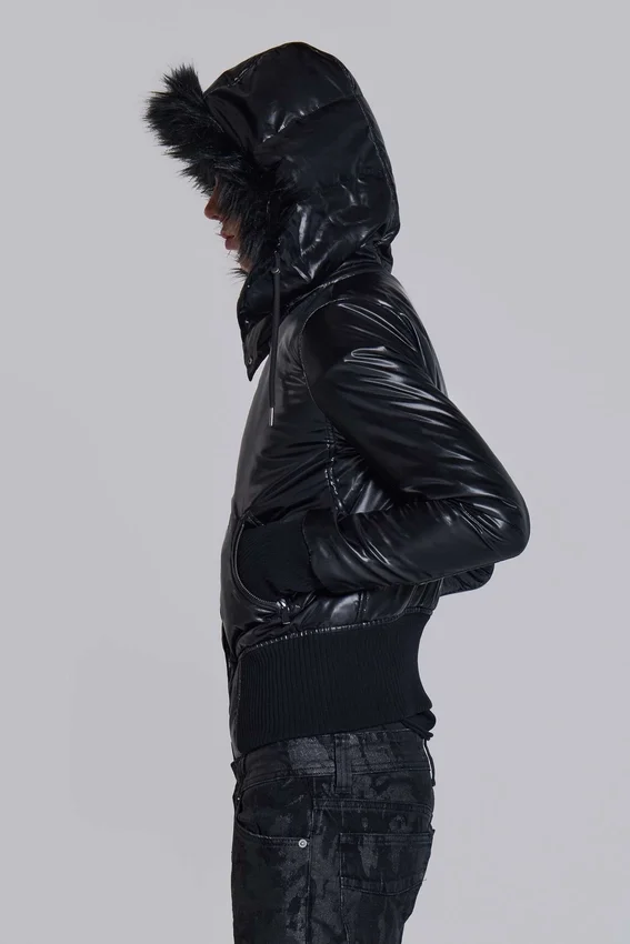 Chaqueta acolchada Mercury negra