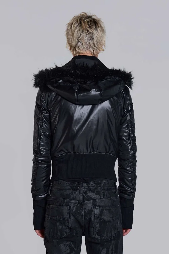 Chaqueta acolchada Mercury negra
