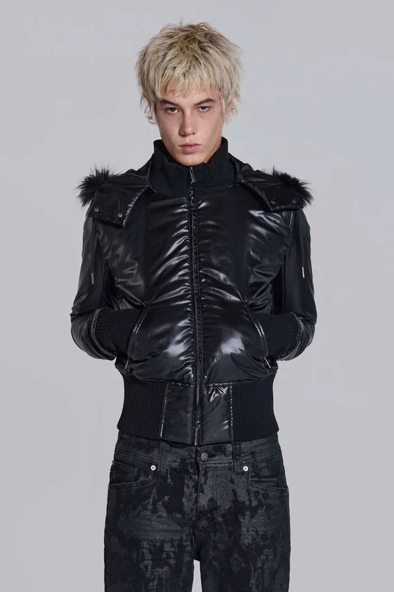 Chaqueta acolchada Mercury negra