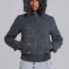 Chaqueta con capucha «Marl Military»