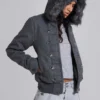 Chaqueta con capucha «Marl Military»