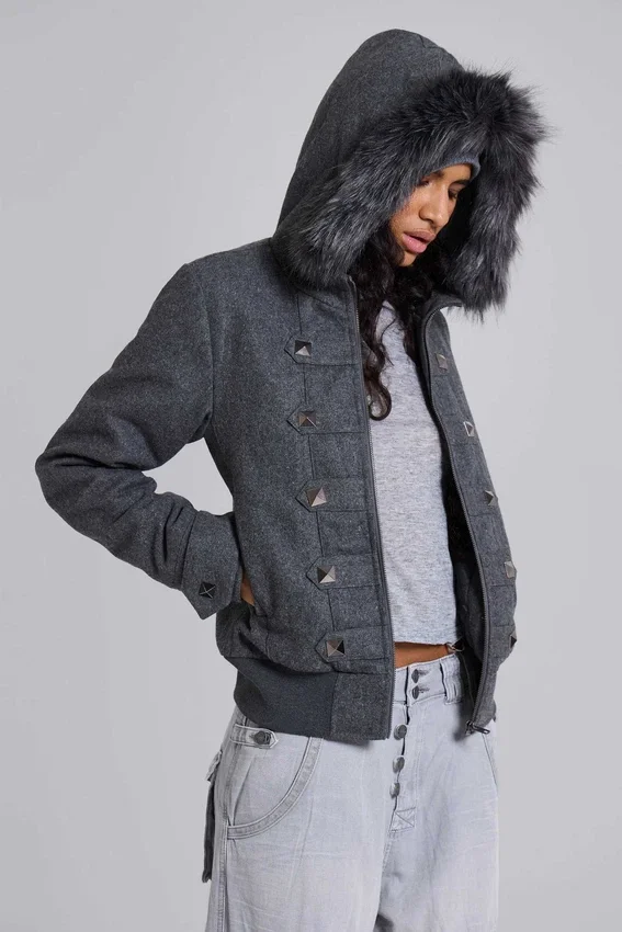 Chaqueta con capucha «Marl Military»