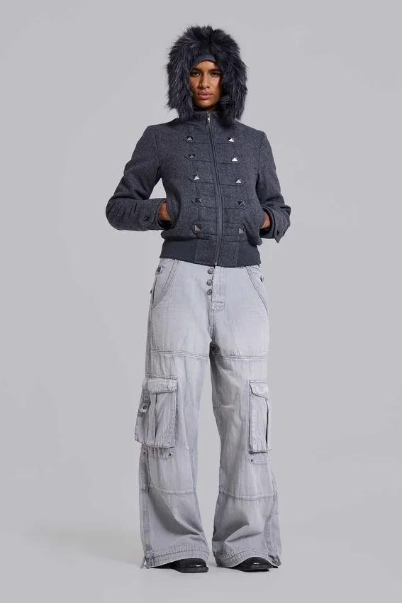 Chaqueta con capucha «Marl Military»